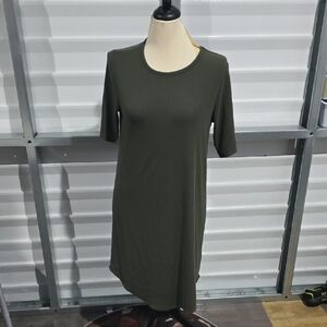 Torrid Olive Mini Dress Size 0 (L ,12)